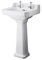 500mm 2TH Basin & Comfort Height Ped