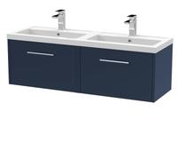 1200 WH 2-Drawer Vanity & Double Basin