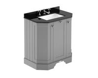 750 3-Door Angled Unit & Marble Top 3TH