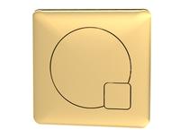Square Dual Flush Push Button