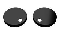 Toilet Seat Cover Caps Black (NCH198)