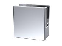 Wetroom Support Foot Wall Bracket Chrome