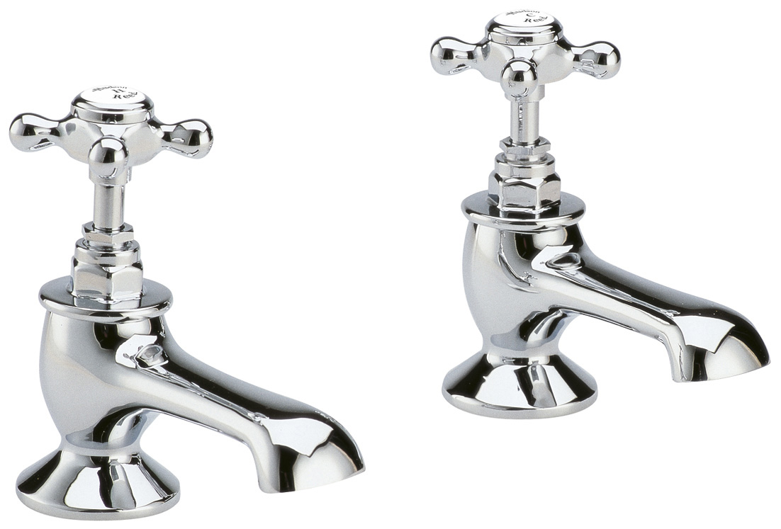 Hudson Reed | Taps | White Topaz With Lever | Wall Mounted Bath 