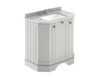 750 3-Door Angled Unit & Marble Top 3TH