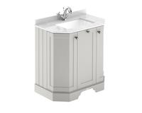 750 3-Door Angled Unit & Marble Top 1TH