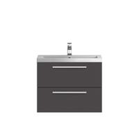 718mm 2 Drawer WH Vanity and Basin
