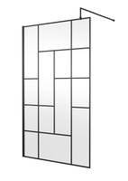 Abstract Wetroom Screen 1200x1950x8